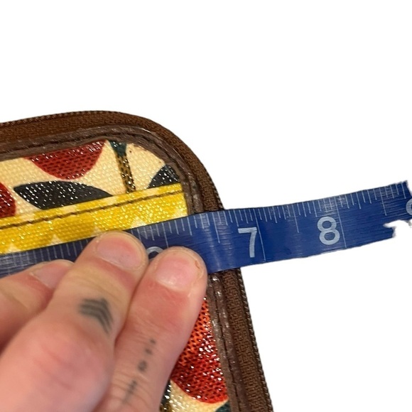 Fossil Wristlet Keyper Coated Canvas Wristlet - Picture 8 of 9